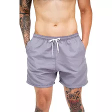 Bermuda Short Praia Liso Masculino Mauricinho Várias Cores