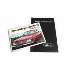 Manual Proprietário Corcel 1970 1º + Capa + Brinde