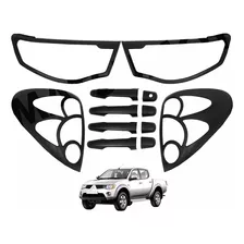 Kit Decorativo Exterior Negro L200 2013 2014 2015 