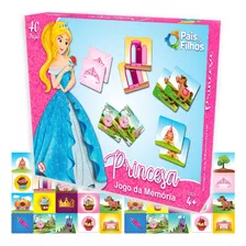 Jogo Da Memoria Princesa Meninas Brinquedo Educativo 40 Peça