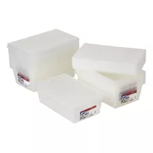 Pack De 20 Caja Wenco Transparente Mybox De 6 Lts 34x21x11cm