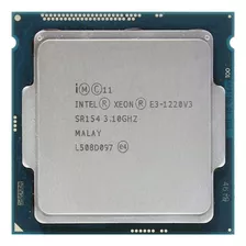 Processador Intel Xeon E3-1220 V3 Cm8064601467204 De 4 Núcleos E 3.5ghz De Frequência