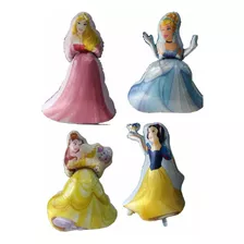 Pack De 50 Globos Silueta De Las Princesas 18 Pulgadas