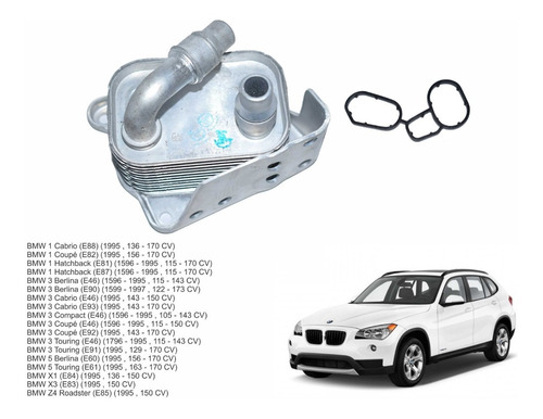 Radiador Aceite Bmw X1 E84-x3 E83-serie 3 E90-e93 Foto 6