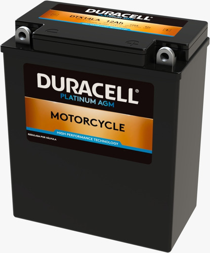 Bateria Vrla Agm Duracell 12ah Dtx14la Moto Bmw F650 G650gs