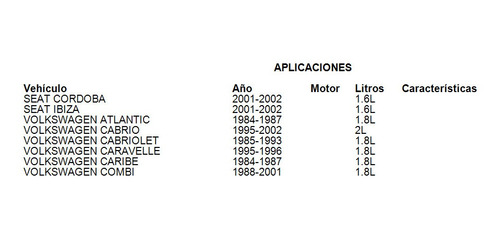 Tensor Hidrulico De Distribucin Scirocco 1988 1.8l Foto 2