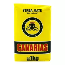 Yerba Canarias Para Mate Sabor Tradicional 1 Kg Original