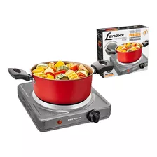 Cooktop Fogareiro Elétrico 1 Boca 1000w Portátil Mesa Lenoxx