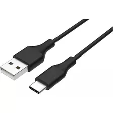 Cable Usb A Macho / Usb C Macho 1.5 M Carga Datos Celular L9 Color Negro