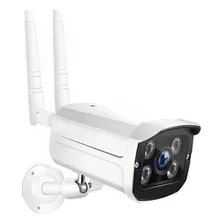 Câmera De Segurança Ip Wifi Externa 2 Antenas A Prova D'á Cor Branco