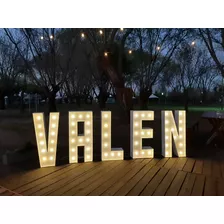 Letras Luminosas 1 Metro De Alto Alquiler Para Eventos