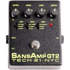 Pedal Preamp Sansamp Gt-2 Guitarra Fender British Us Cuo