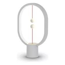 Luminária Abajur Heng Lamp M Interruptor Magnético Led ELG Cor Da Cúpula Cinza Cor Da Estrutura Cinza