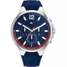 Reloj Tommy Hilfiger Sienna 1782600 Quartz Mujer Color De La Correa Azul Color Del Bisel Azul