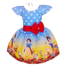 Vestido Branca De Neve Super Luxinho 