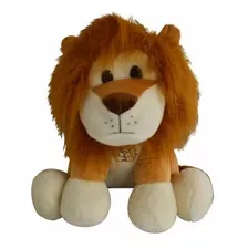 Peluche León Selva 20cm Alto Pelo Liso Juguete Regalo