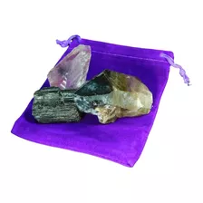 Set Piedras De Limpieza Energetica, En Bruto, Turmalina Y +