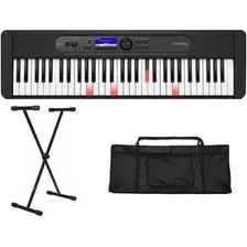 Teclado Casio Lk-s450 Casiotone Preto + Suporte + Bag C/nf