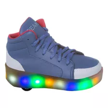 Tenis Masculino Com Rodinha E Luz Led Luzinha