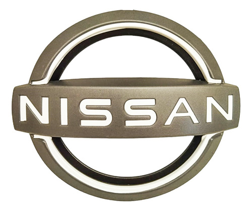 Emblema Parrilla Nissan Frontier Np300 2023 Gris/blanco Foto 2