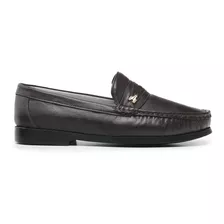 Sapato Mocassim Couro 100% Legitimo Casual Conforto 1018