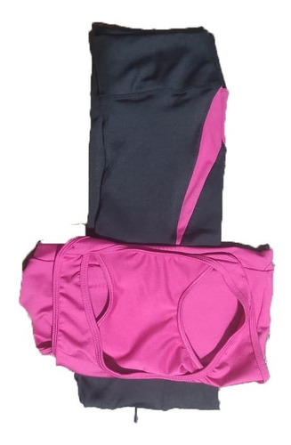 Conjunto Deportivo Mujer Calza Larga + Top