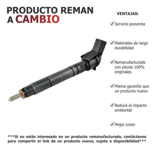 Inyector Diesel Reman Para Vito Om646 Mb 2006-2010 Piezo068 Foto 2