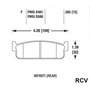 Balatas Disco  Trasera Para Infiniti Q45   1997