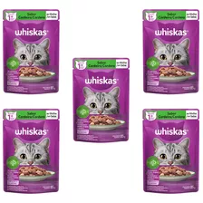 Whiskas Sache Adultos Cordeiro 85g 5 Unid