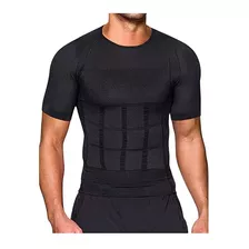 Camiseta Masculina Modeladora De Corpo De Compressão