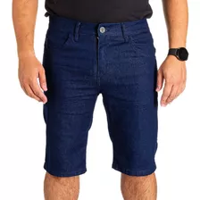 Kit Com 3 Bermudas Jeans Masculinas Premium Slim Com Lycra