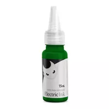 Tinta Tatuagem Electric Ink Profissional Verde Folha - 15ml