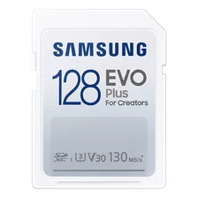Samsung Evo Plus Memoria Sd 128gb Uhs 3 Clase 10 130mb/s