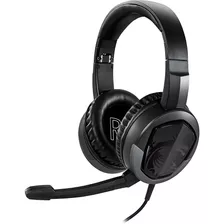 Auriculares Msi, Negro/con Microfono/desmontable