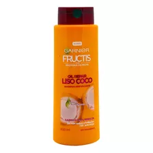2 Pzs Garnier Liso Coco Shampoo Oil Repair Fructis 650ml