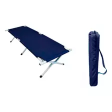 Catre Cama Plegable Acero Reforzado Camping Bolso