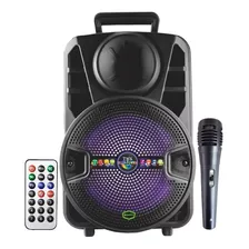 Caixinha Som Potente Portátil Bluetooth 1000w Pmpo + Mic