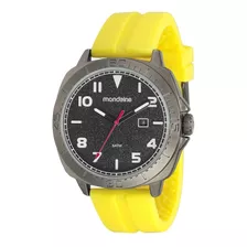 Relogio Mondaine Masculino 32165gpmvpi1 Grafite Amarelo 