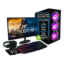 Pc Gamer Completo I5 12400f 16gb Gtx 1650 4gb Ssd 960gb