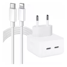 Fonte Carregador 35w Usb-c Compátivel iPhone XR Xsmax 11 12