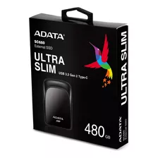 Disco Solido Externo Adata Sc680 Usb 3.2 Tipo C Nuevos