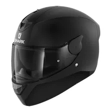 Capacete Shark C Óculos Interno D-skwal 2 Blank Preto Fosco