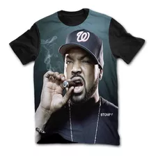 Camiseta Camisetas Camisa Ice Cube Rap Hip Hop Black