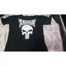 Camisa Mma Tapout Preta Usada Em Ótimo Estado Gg