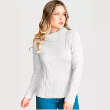 Blusa De Lã Grossa Gola Manga Longa Inverno Envio Imediato