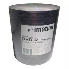 Dvd Imation Imprimible Bulk X100-envio Gratis A Todo El Pais