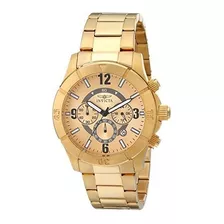 Reloj De Acero Inoxidable Chapado De Oro De 18k