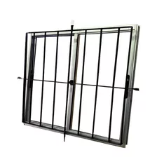 Ventana De Aluminio + Reja 16mm 120x150 Oferta!!!