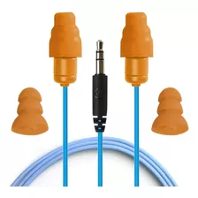Audífonos / Tapones Plugfones Co1 Azul Y Naranja 29db Nrr