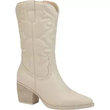 Bota Vaquera Dama Tierra Bendita 1103646 Tacón 7cms Moda 